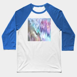 Vibrating Glitch Pastels Baseball T-Shirt